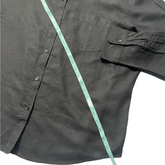 H&M Men's Charcoal Button Down Shirt - Picture 4 of 4